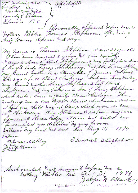  1896 Citzenship Contents