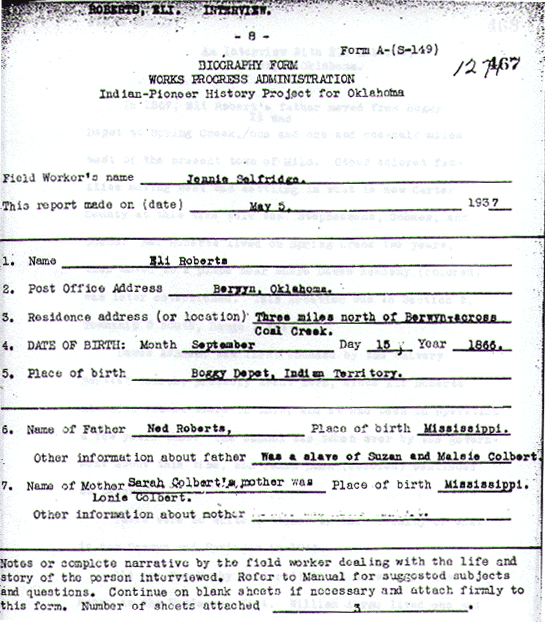  Indian Pioneer Paper Questionaire